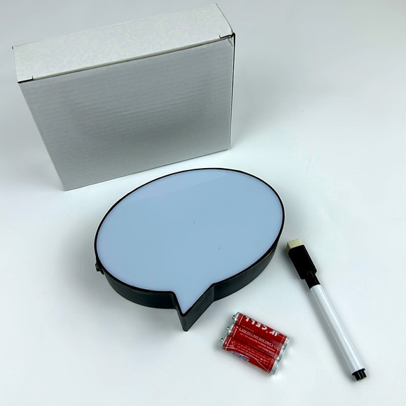 Light Up message sign. Erasable Black Marker. New Batteries in package. - Picture 2 of 9